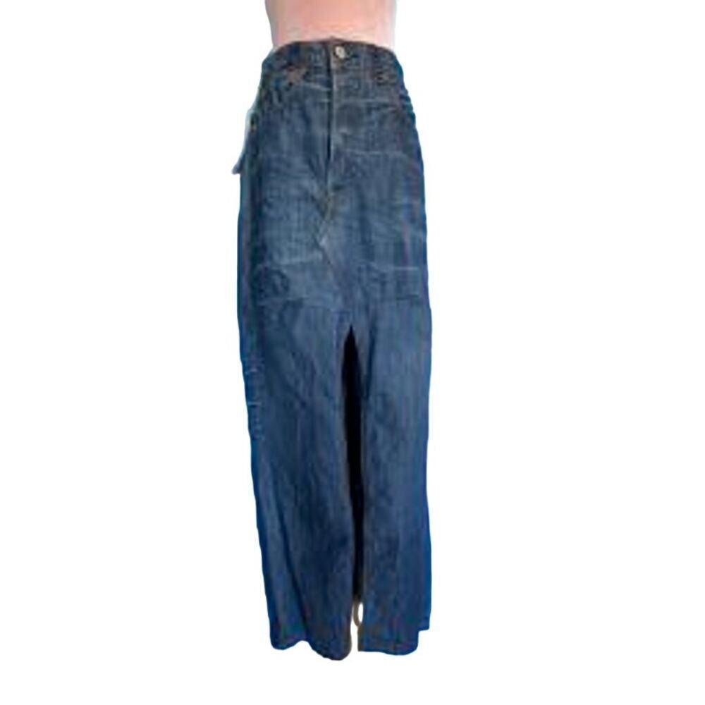 New Sample Reconstructed In The Usa Re/Done X Levi's Long Denim Skirt Button 24